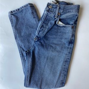 Agolde riley high rise escalate wash